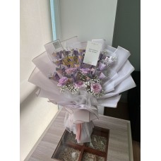 bucket fresh flowers